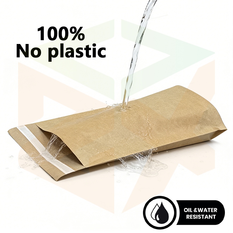 Zeal X-ek paperezko kraft iragazgaitzezko poltsa pertsonalizatuak abiarazten ditu plastikorik gabeko paper huts biodegradagarriak marka global iraunkorretarako