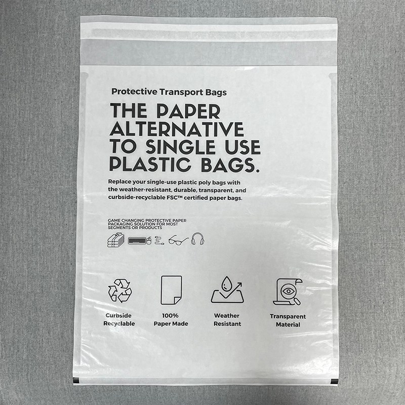 Zeal X-ek beirazko paperezko poltsa jasangarriak abiarazten ditu merkatu globaletan plastikozko ontziak ordezkatzeko