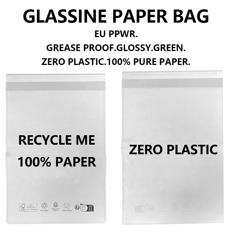 EBko PPWR pertsonalizatua betetzen duen beirazko paperezko poltsa plastikorik gabeko ontzi birziklagarrien fabrikatzailea