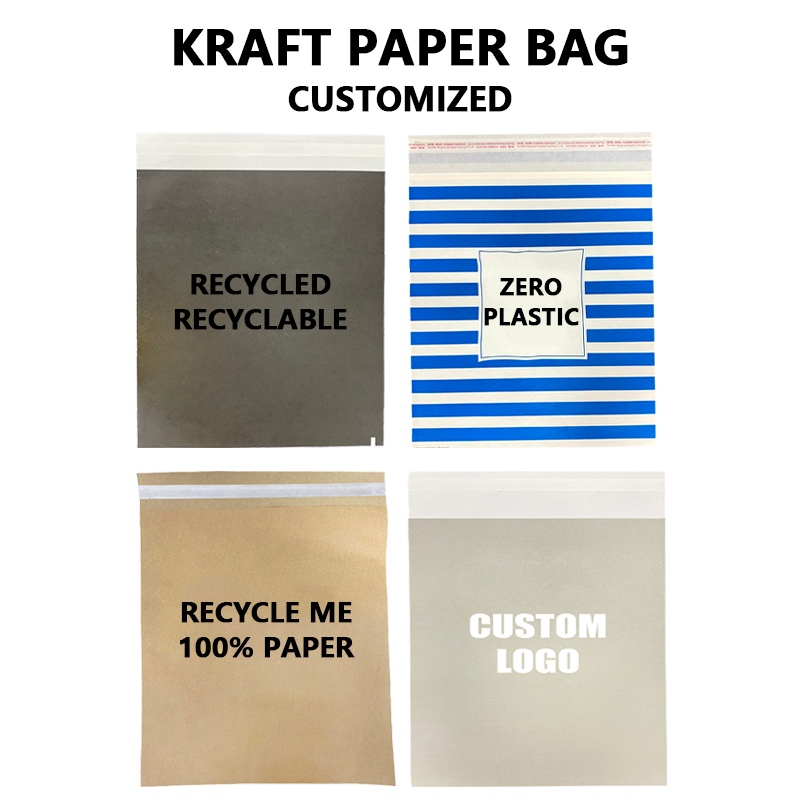 Kraft paperezko poltsa pertsonalizatua